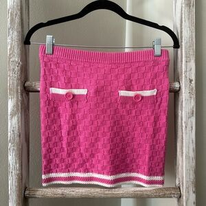Lovers + Friends Pink Knit Sweater